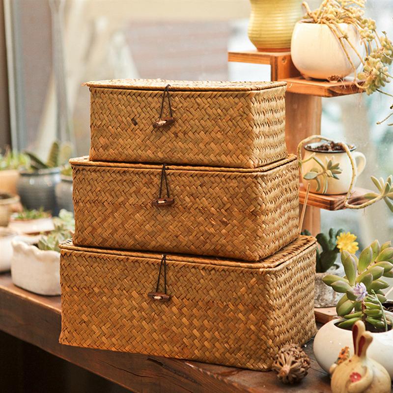Handmade Rattan Woven Storage Case