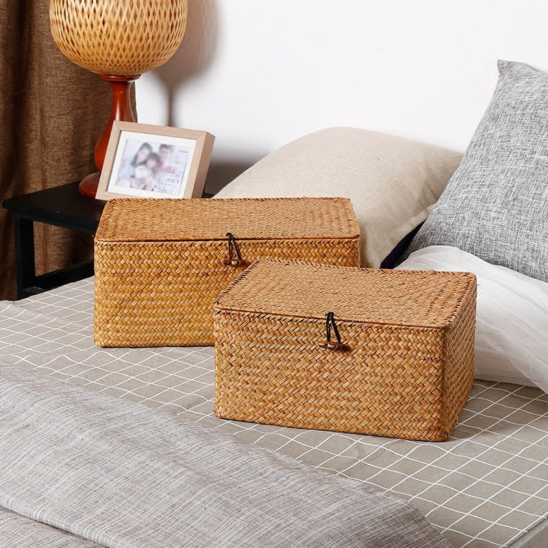 Handmade Rattan Woven Storage Case