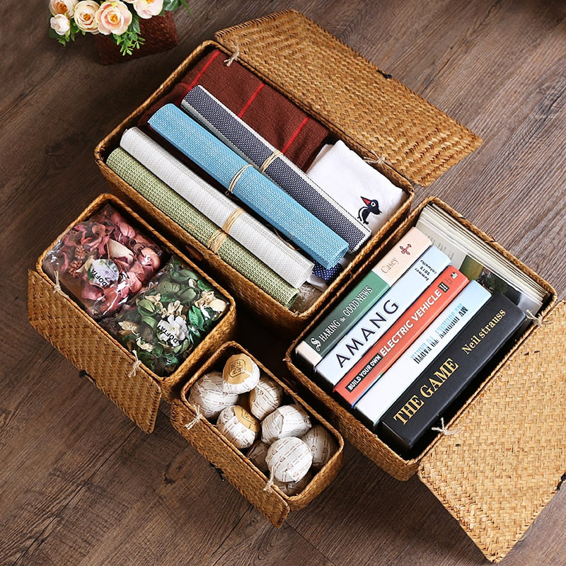 Handmade Rattan Woven Storage Case