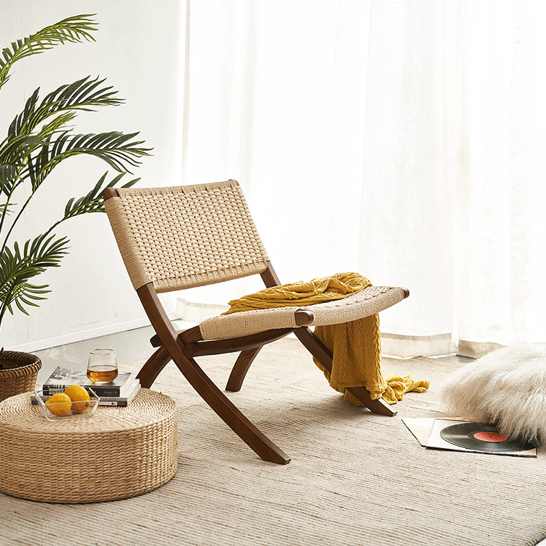 Wenzal Rattan Folding Chair