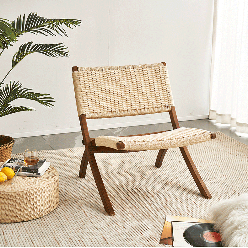Wenzal Rattan Folding Chair