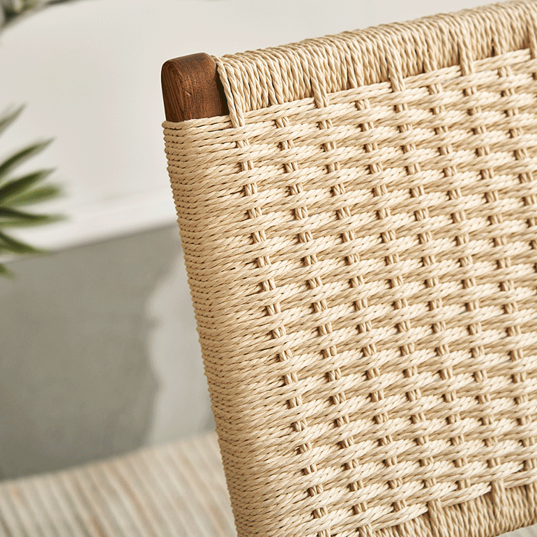Wenzal Rattan Folding Chair