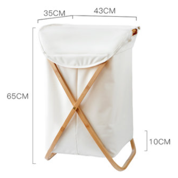 Mcghee Bamboo laundry Basket