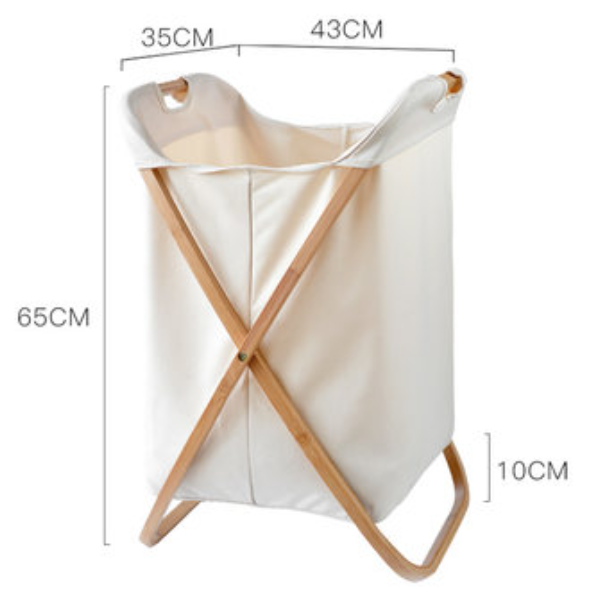 Mcghee Bamboo laundry Basket