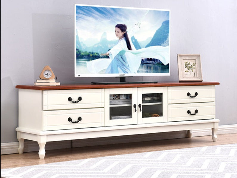 WAREHOUSE SALE MATEO European Style Solid Wood TV Console Cabinet ( Size 1,2 to 2m , 4 Color ) ( Discount Price $1099 Special Price $699 )