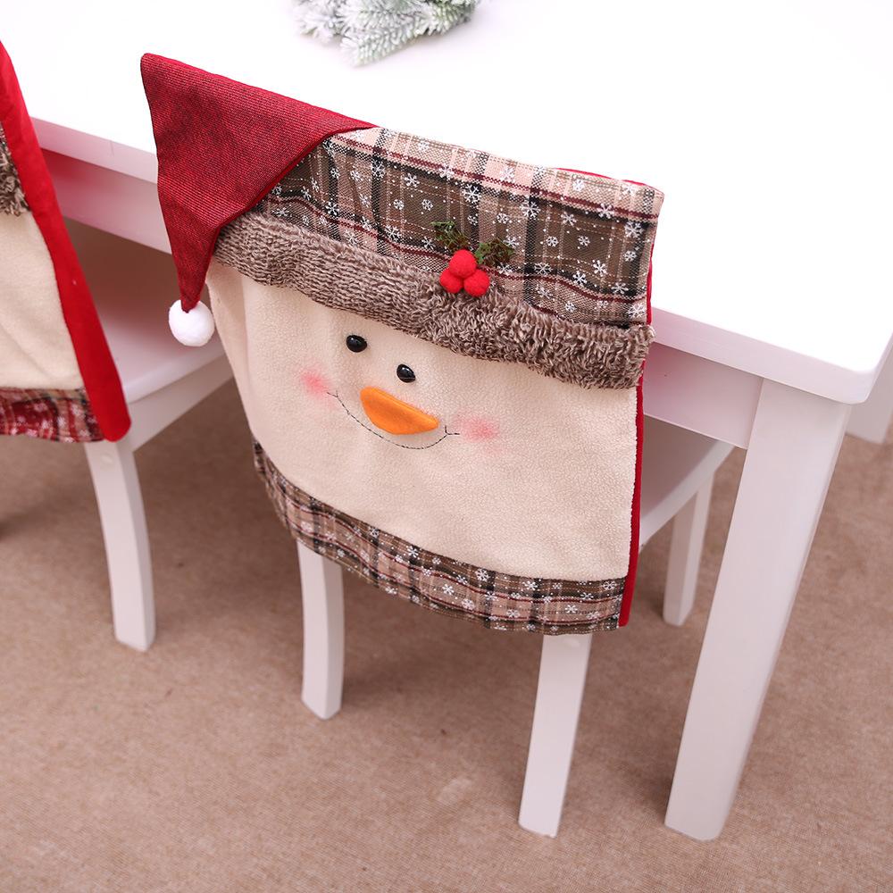 Christmas Chair Slipcover(Set of 2) - Snowman