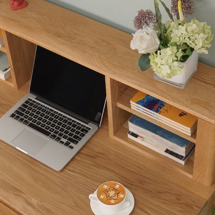 Sadie Work Desk with Optional Hutch