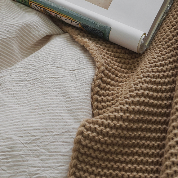 Helman Knitted Throw Blanket