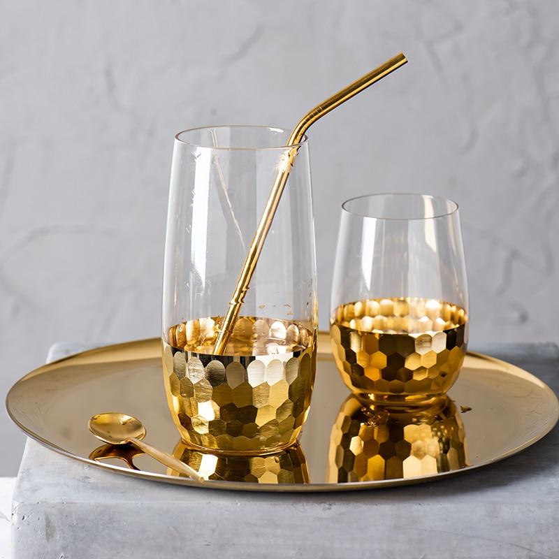 Elmsford Handmade Golden Glass