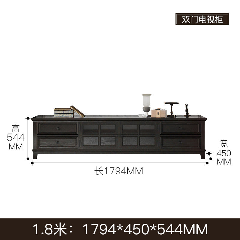 Leonardo Classic Country Solid Wood TV Console Cabinet