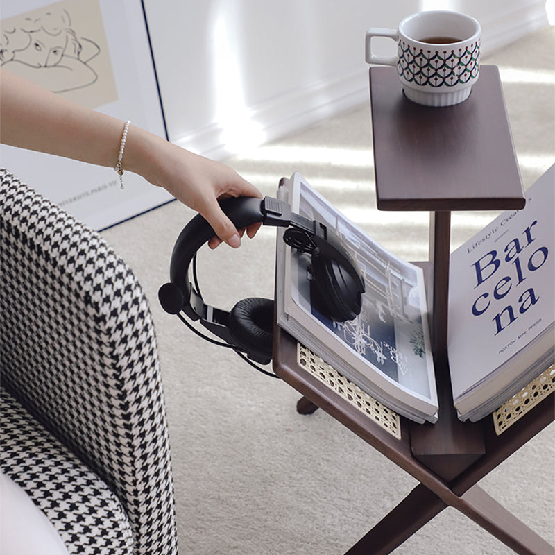 Whobrey End Table With Mini Bookcase