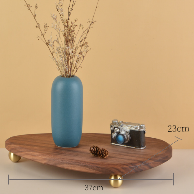 Ahaan Solid Wood Desktop Platter