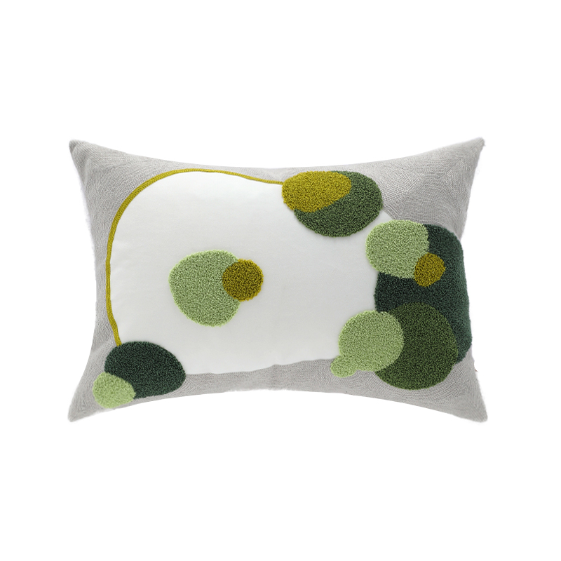 Embroidered Throw Pillow