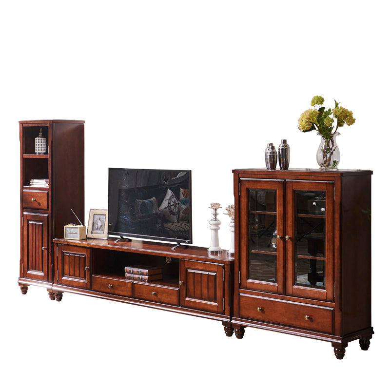 NATALIE TV Console Cabinet Display American Solid Wood