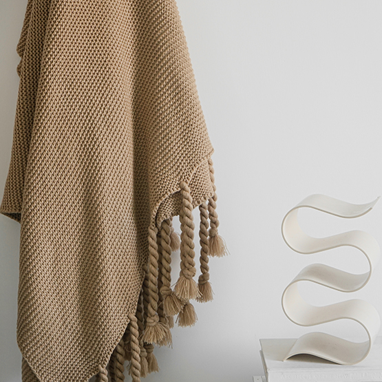 Helman Knitted Throw Blanket