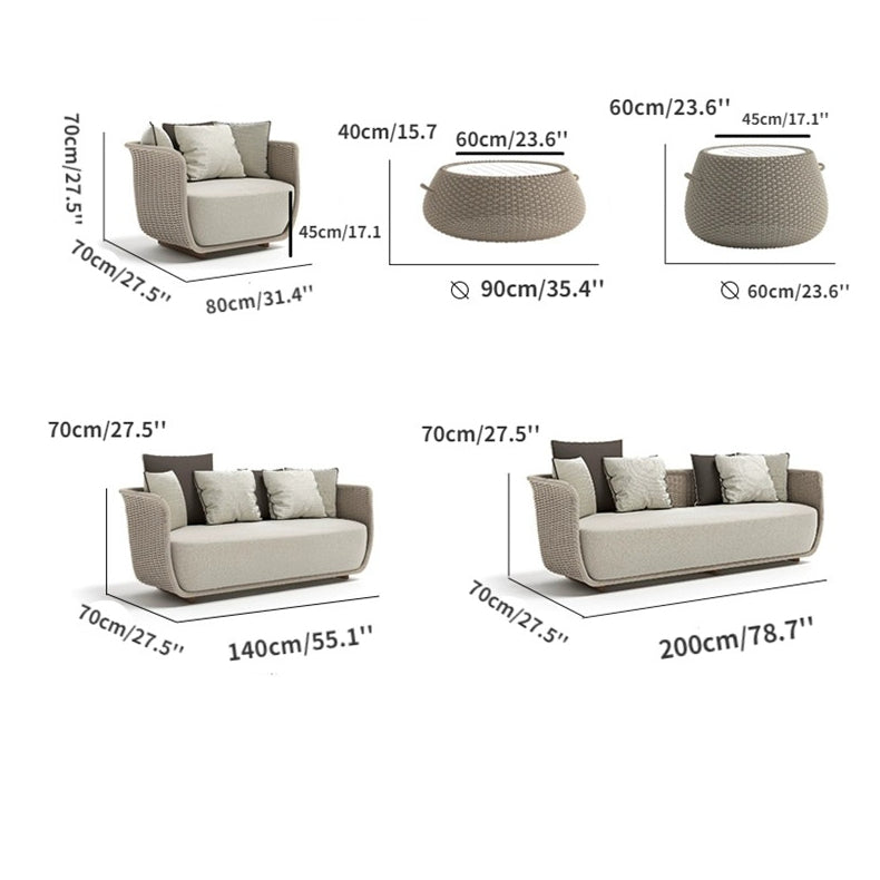 Tollette Outdoor Seating Set