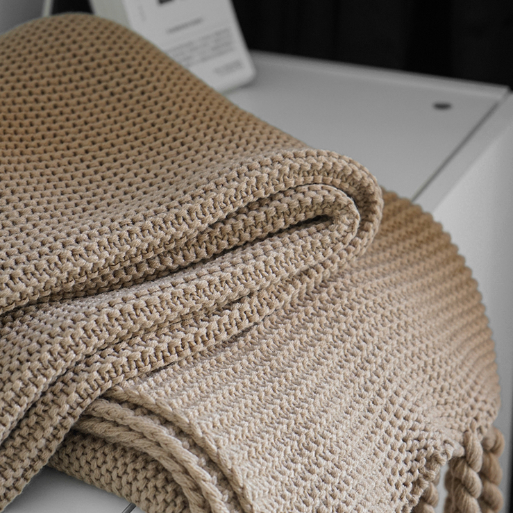 Helman Knitted Throw Blanket