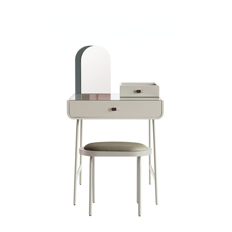 Rines Vanity Set with Stool and Mirror