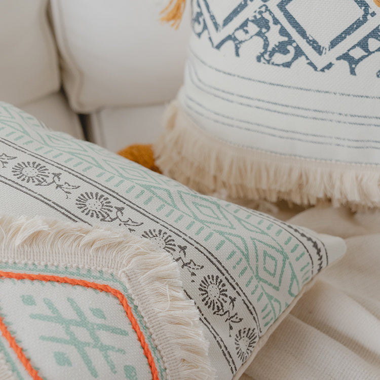 Boho Tassel Design Pillow