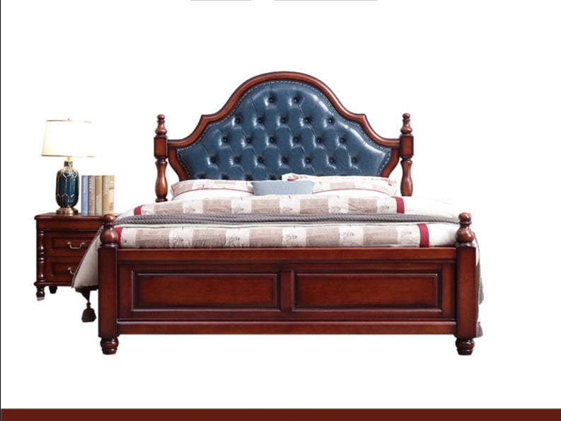 Lucy Boston Hilton Bed American Classic Solid Wood ( Select from 2 Size  2 Color )