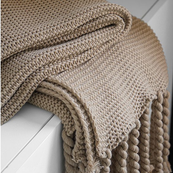 Helman Knitted Throw Blanket