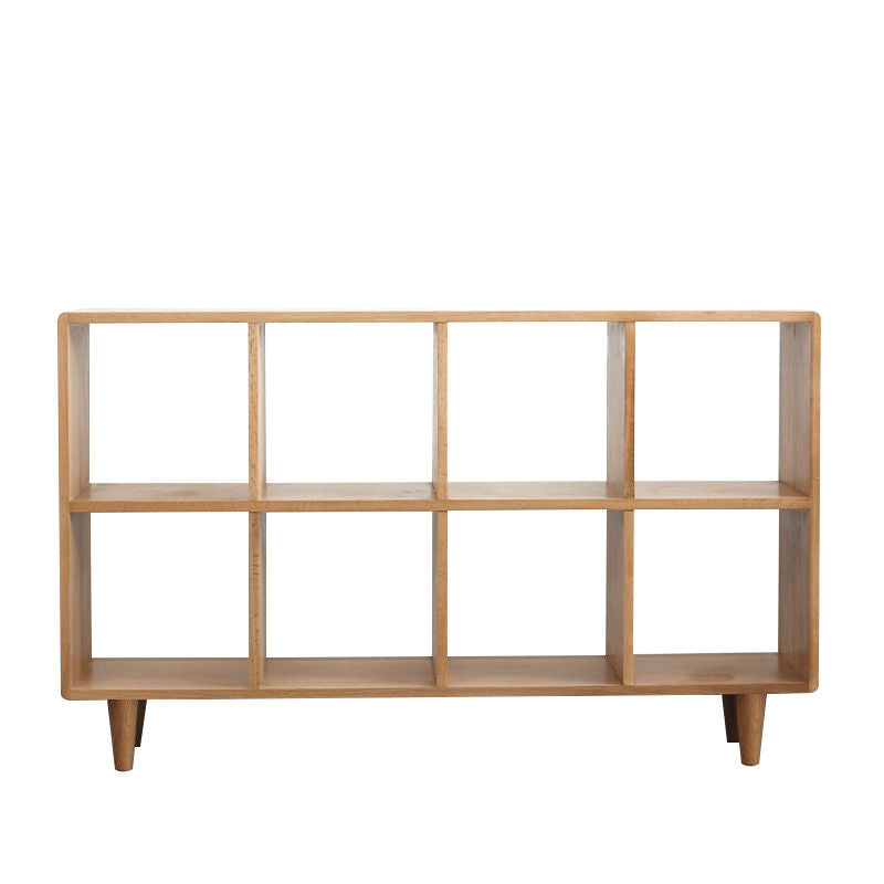 Madison Teak Bookcase Cube Nordic Solid Wood Bookshelf