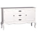 French 155cm Buffet Sideboard Table Linda Solid Timber 2 Door 3 Drawer  - White Colour FCF688SB-203-FP-WH_1