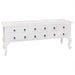 French Console Table Jennifer Solid Timber 9 Drawer 180cm Sofa Table - White Colour FCF688ST-009-QA-WH_1