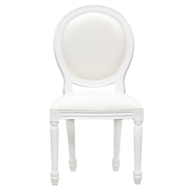 French Round Back Dining Chair,