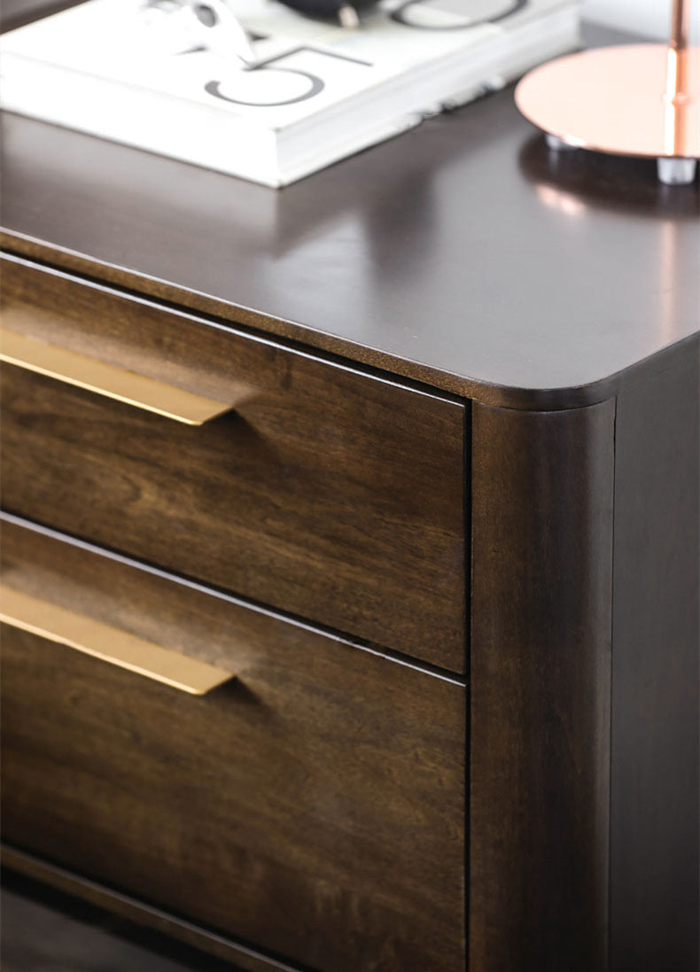 GABRILLE Chicago HILTON Nordic Solid Wood Bedside Table