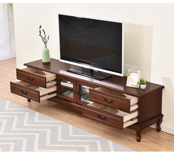 WAREHOUSE SALE MATEO European Style Solid Wood TV Console Cabinet ( Size 1,2 to 2m , 4 Color ) ( Discount Price $1099 Special Price $699 )