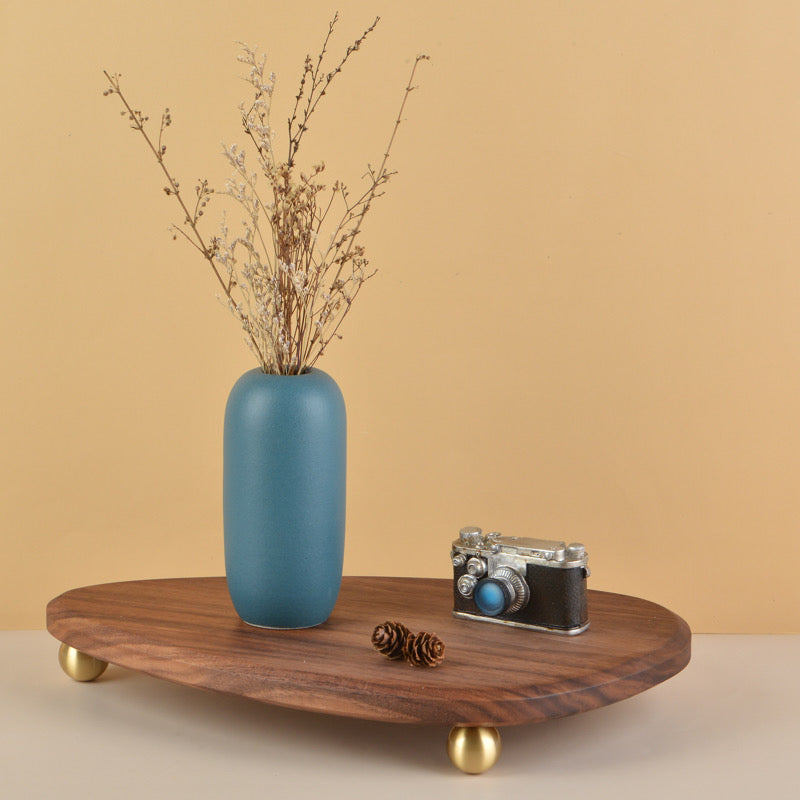 Ahaan Solid Wood Desktop Platter