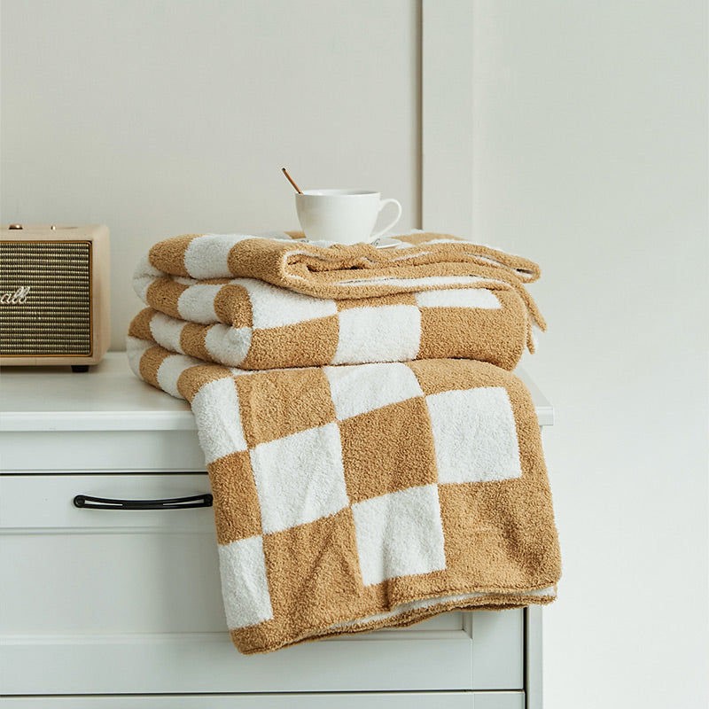 Norcross  Checkerboard Throw Blanket