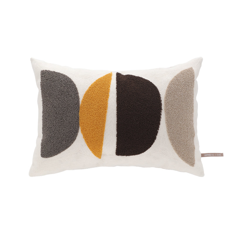 Geometric Patch Modern Pillow Cover & Insert