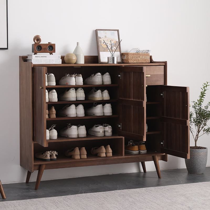 Luis Buffet Nordic Sideboard Storage / Solid Wood Shoe Cabinet