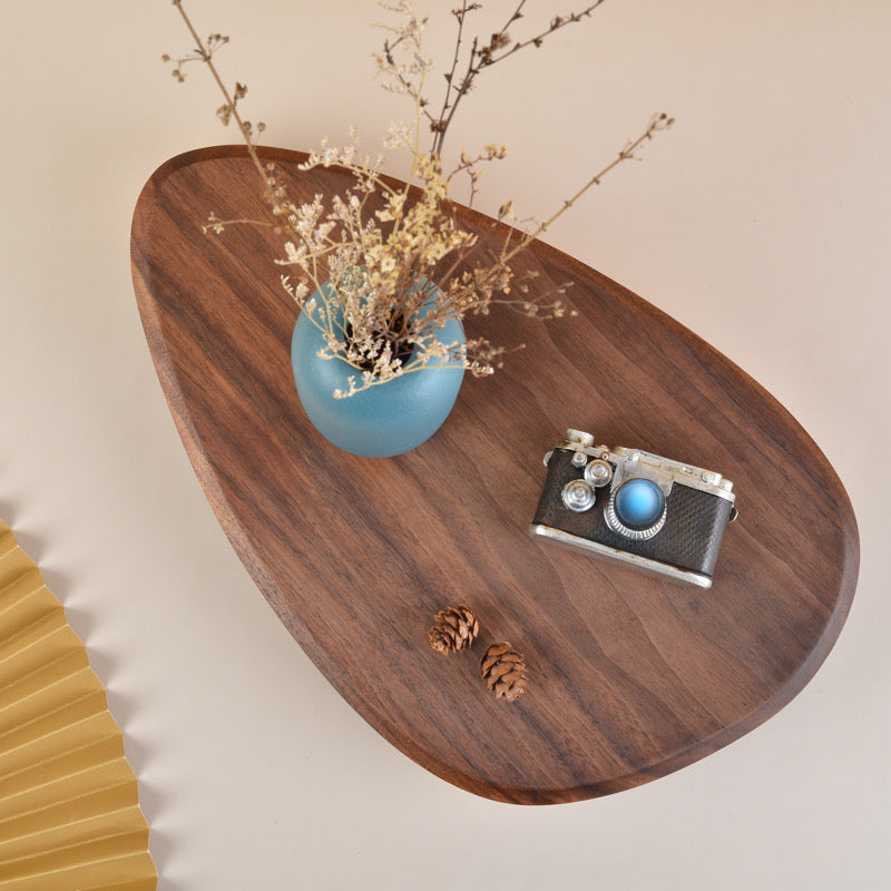 Ahaan Solid Wood Desktop Platter