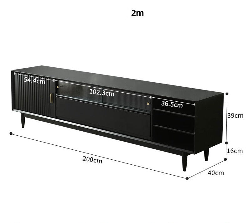 DANA SWEDEN Scandinavian TV Console Hardwood ( 3 Size 4 Colour )