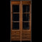 Max Furniture Single Door Glass Cabinet Modern Simple Chinese Solid Wood Storage Cabinet Bookcase