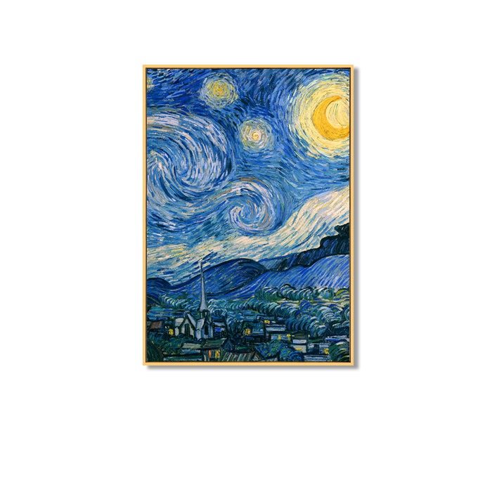 Starry Sky Oil Painting