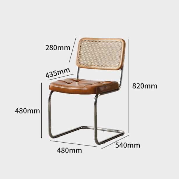 Londyn Genuine Leather Side Chair(Set of 2)