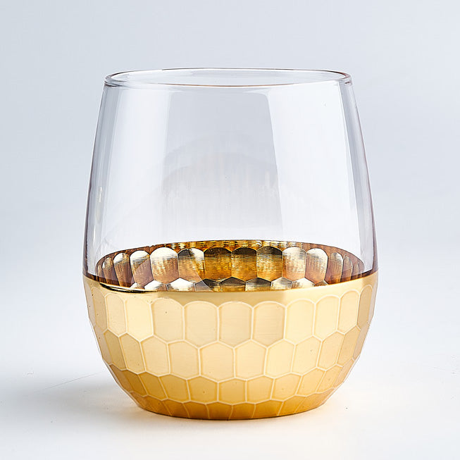 Elmsford Handmade Golden Glass