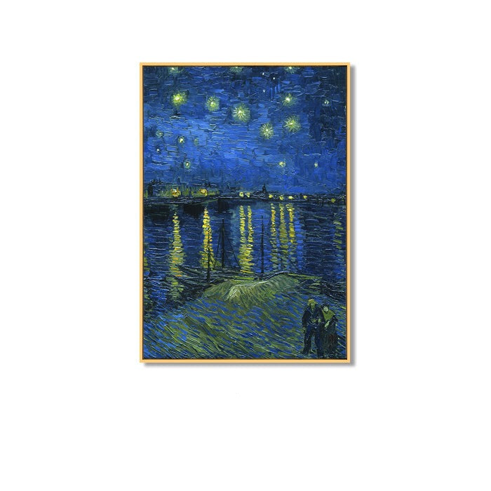 Starry Night Over the Rhone Oil Painting