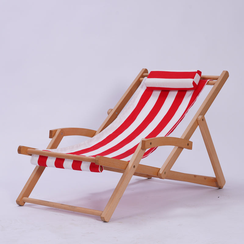 Foldable Solid Beachwood Chair