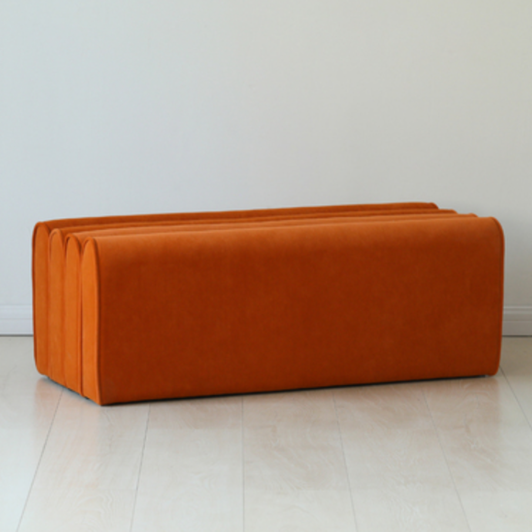 Brod Creative Upholstered Bench & Ottoman