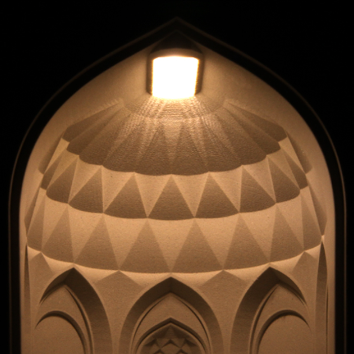 Persian Garden Concrete Night Light