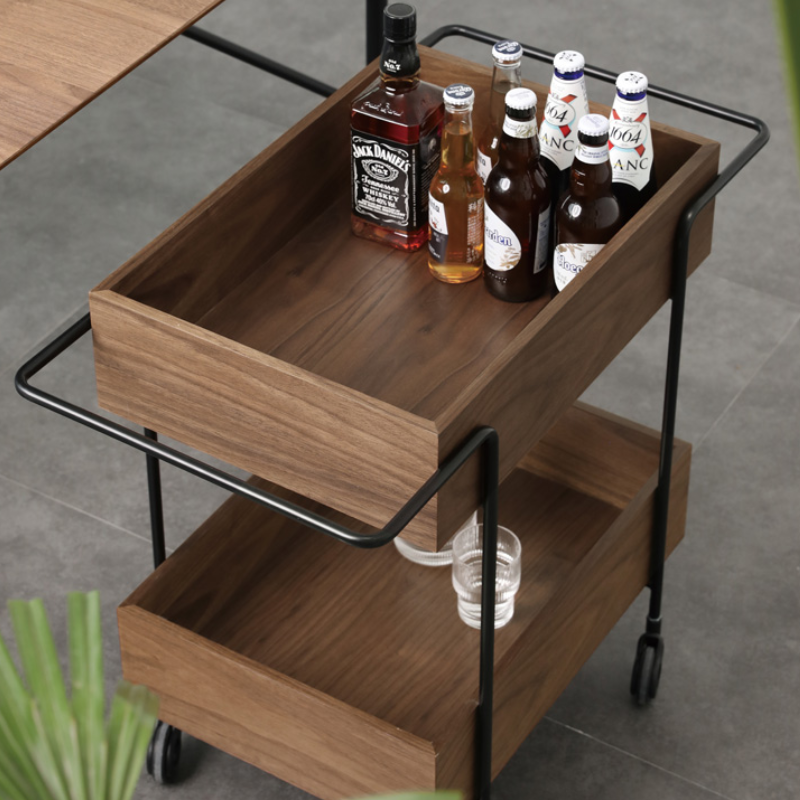 Keener Wood Kitchen Trolley