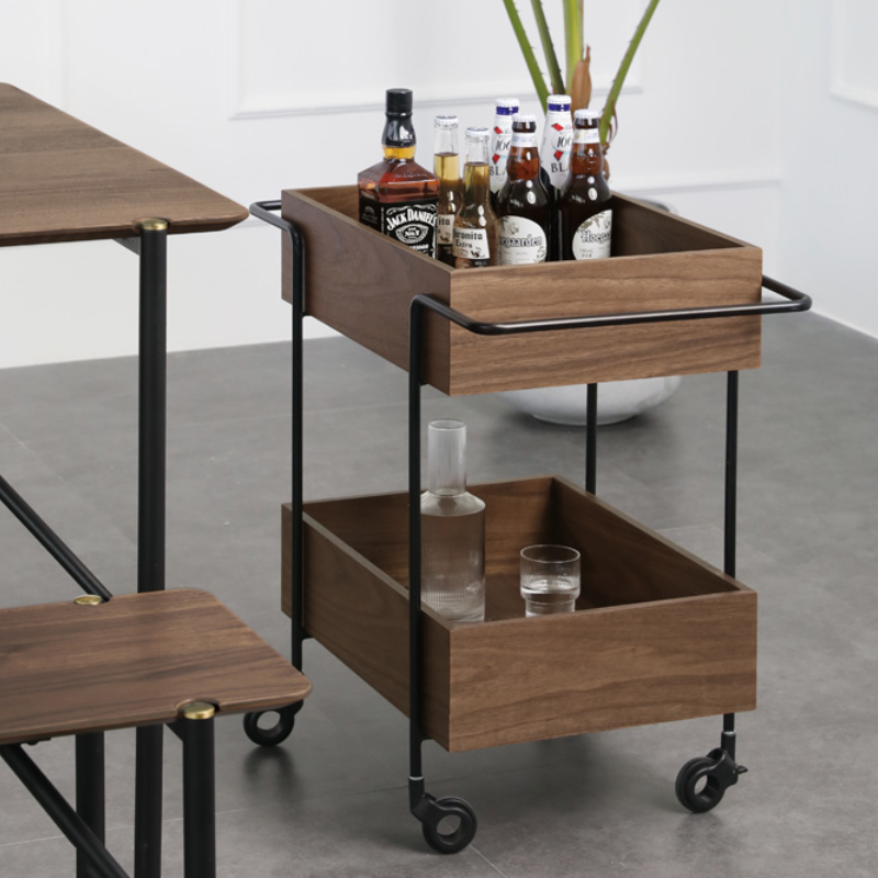 Keener Wood Kitchen Trolley