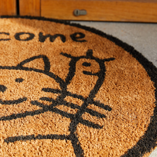 Hirano Natural Coco Non-Slip Door Mat