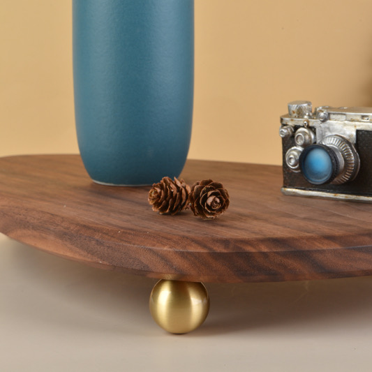 Ahaan Solid Wood Desktop Platter