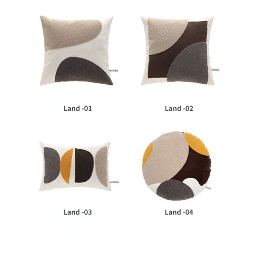 Geometric Patch Modern Pillow Cover & Insert